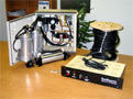 Control system used to operate a large bandsaw.