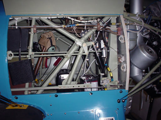 Details of the area just aft of firewall.